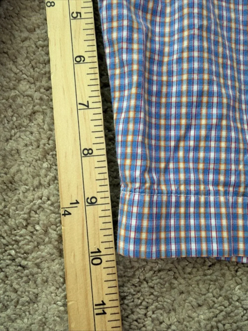 J Crew Rivington Shorts Mens 34 Plaid Preppy 100% Cotton Lightweight Resort Trip